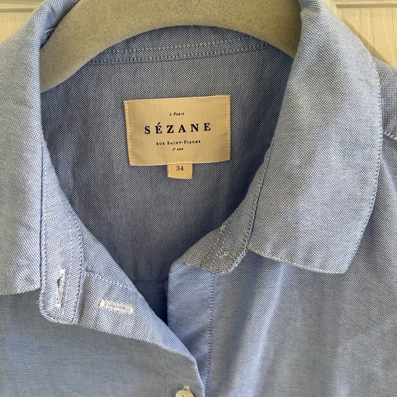 Sezane cotton button down - Picture 2 of 5